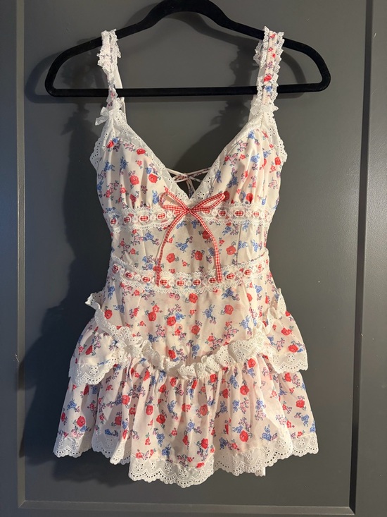 For Love And Lemons Dresses & Skirts - For Love & Lemons Ditsy Day Slip Dress XS NWT